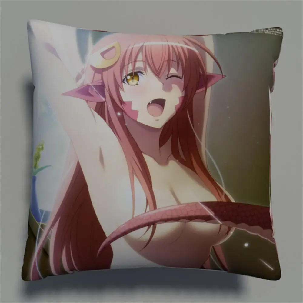 

Monster Musume No Iru Nichijou Two Side Pillowcases Hugging Pillow Cushion Case Cover Otaku Cosplay Gift New 329
