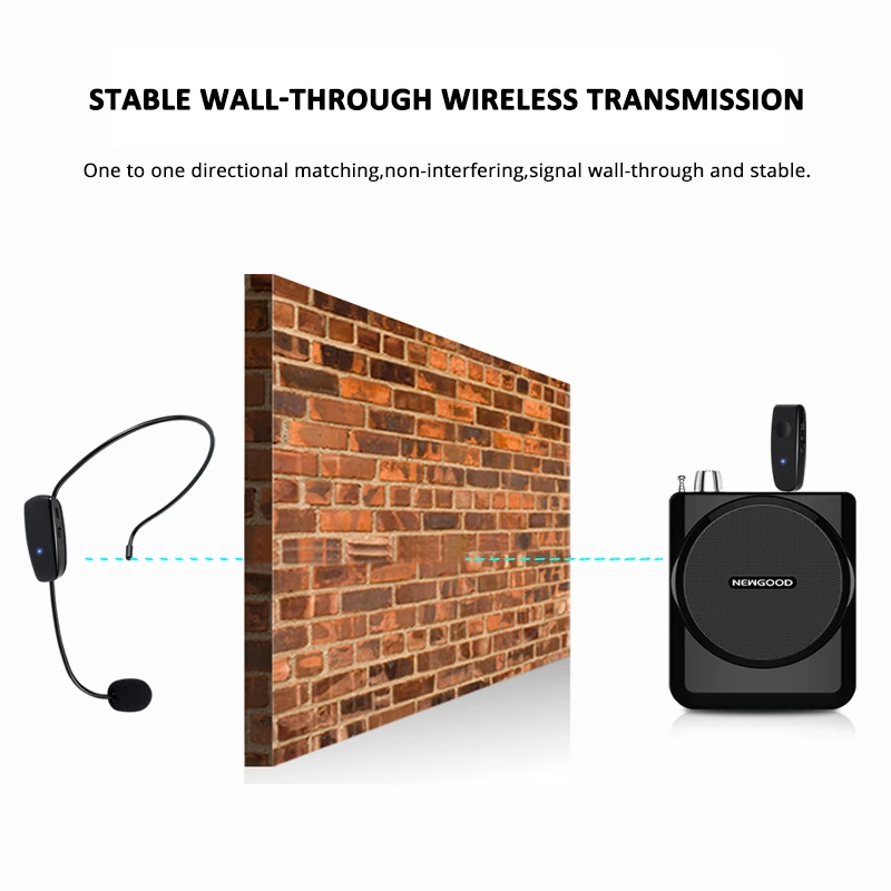 Najtaniej Profesjonalny przenośny wzmacniacz głosu megafon Booster z przewodowy mikrofon głośnik Mini głośnik radio fm dla nauczycieli