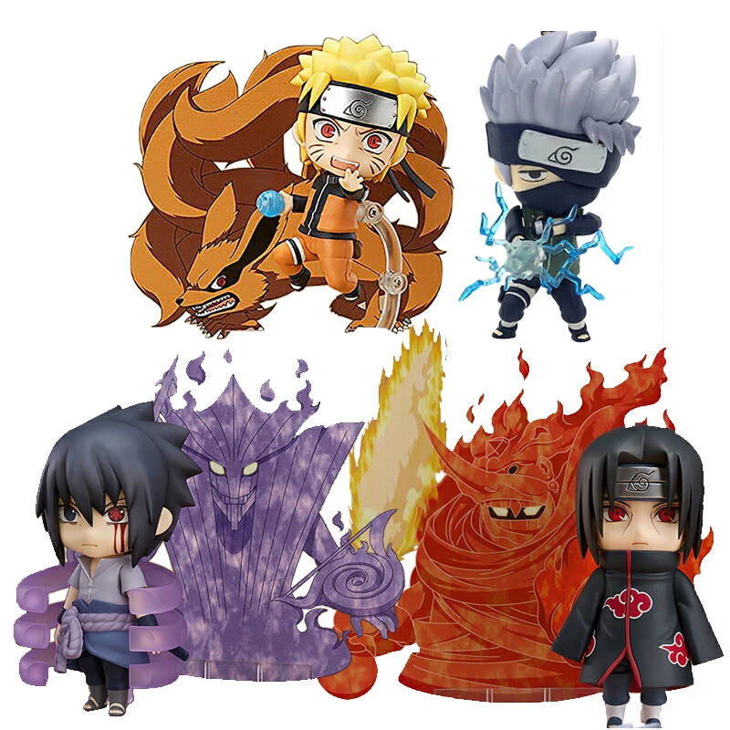

Nendoroid Naruto Shippuden Uzumaki 682 Sasuke Uchiha 707 Uchiha Itachi 820 Kakashi Hatake 724 PVC Action Figure Toy Doll