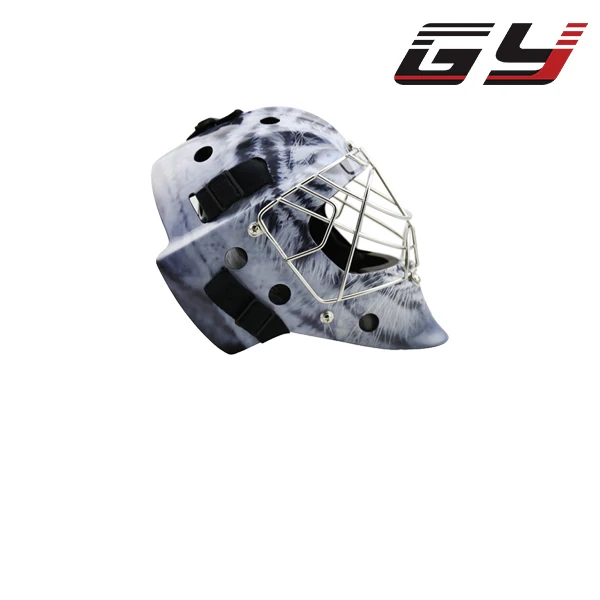 Профессиональная Вратарская маска из углеродного волокна хоккейный Вратарский Шлем крутой стиль вратарское оборудование