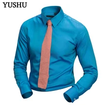 Брендовая мужская рубашка с длинным рукавом, тонкие мужские рубашки, дизайнерские деловые мужские повседневные рубашки, одежда 4XL