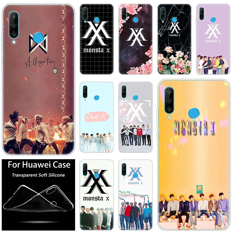 Модный мягкий силиконовый чехол Monsta X KPOP для Huawei P30 20 Pro 10 P9 P8 Lite 2017 P Smart Z Plus 2019 NOVA 5i 5 |