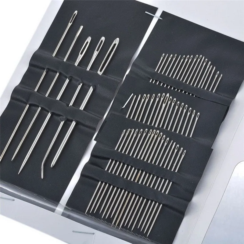 

55Pcs/Pack High Quality Hand Sewing Needles Mixed Kit Packing Sewing Pins Home DIY Crafts Household Drop Shipping