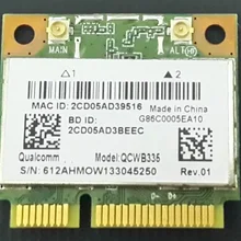 SSEA wifi BT Bluetooth 3,0 Беспроводная карта для Atheros QCWB335 QCA9565 Половина мини PCI-E 802.11N