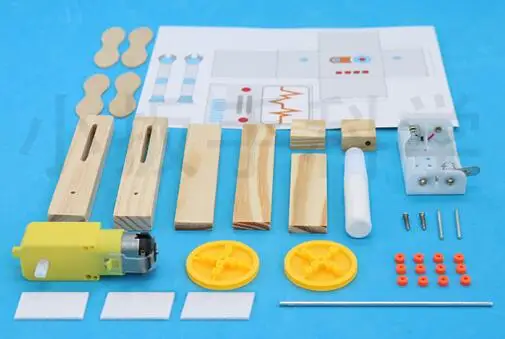 Ходячий робот Сделай Сам Игрушечная модель аксессуары для изготовления изобретения игрушка для научного эксперимента научная Модель Материал для обучения diy
