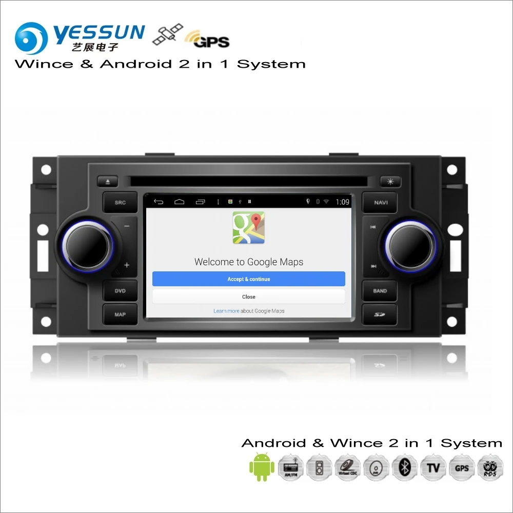 Discount YESSUN For JEEP Compass / Patriot 2008~2013 - Car Android Multimedia Radio CD DVD Player GPS Map Navigation Audio Video Stereo 1