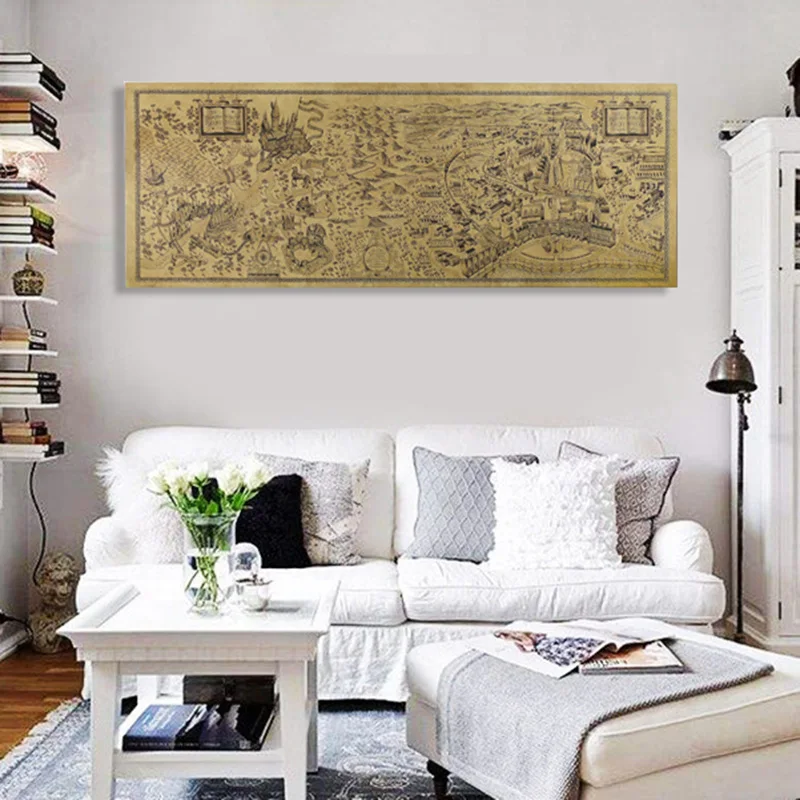 1PC Retro Movie Maps 26.5cm*72cm Creative Kraft Paper Maps For DIY Decoration Scrapbooking School Supplies Stationery 1PC Retro Movie Maps 26.5cm*72cm Creative Kraft Paper Maps For DIY Decoration Scrapbooking School Supplies Stationery
