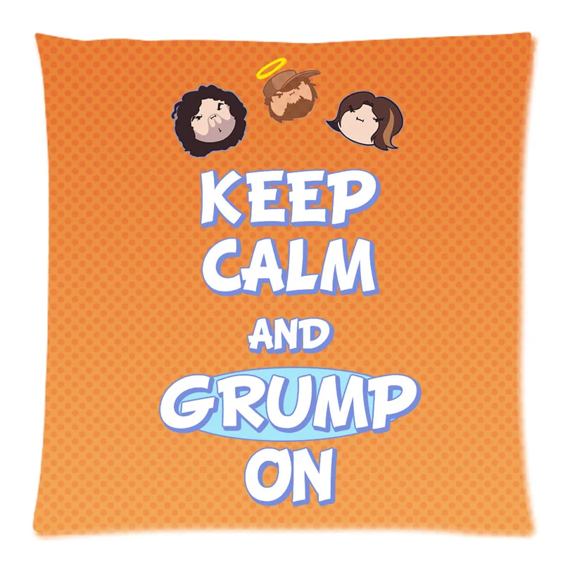 

Hot Game Grumps Background Two Side Printed Throw Pillow Case&Cotton Linen Cushion Cover 17.7"X17.7"(45 X 45CM)