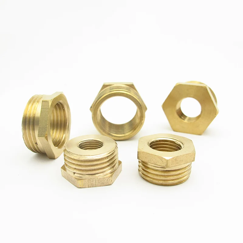 1/4 &quot3/8&quot 1/2 &quot3/4&quot NPT BSPT латунный редуктор с резьбой Папа мама втулка