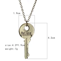 Collier à breloques Vintage pour hommes et femmes, pendentif à la mode, Double lettre, Design inspirant, cadeau 5