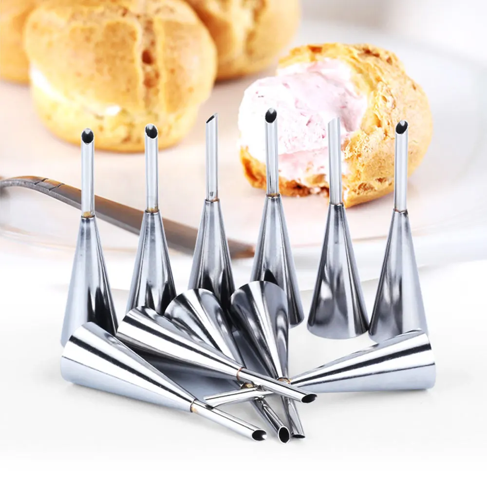 

1Pcs Stainless Steel Icing Piping Nozzles Cream Beak Pastry Puff Cream Injector Cake Nozzle for Cake Tool