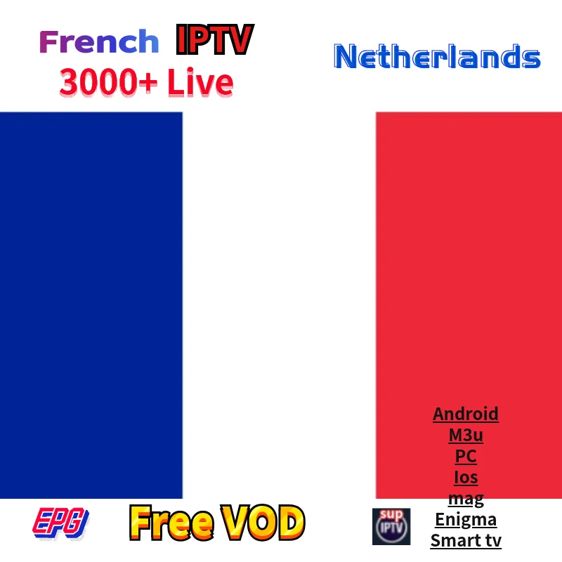 

IPTV France French Italia Spain subscription 3/6/12 Months Iptv M3U Adult Dutch Smart World Tv For Mag 256 Gotit Android TV Box