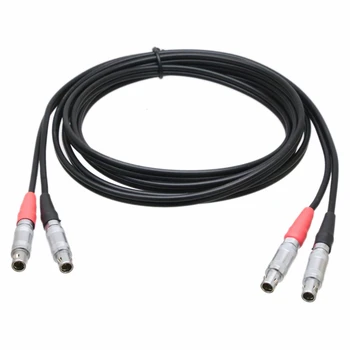 

Cable Dual Lemo-0 C7 to Lemo.FFA.0S C7 For Ultrasonic NDT TOFD USF GE Panametrics Krautkramer Flaw Detector 6.5FT