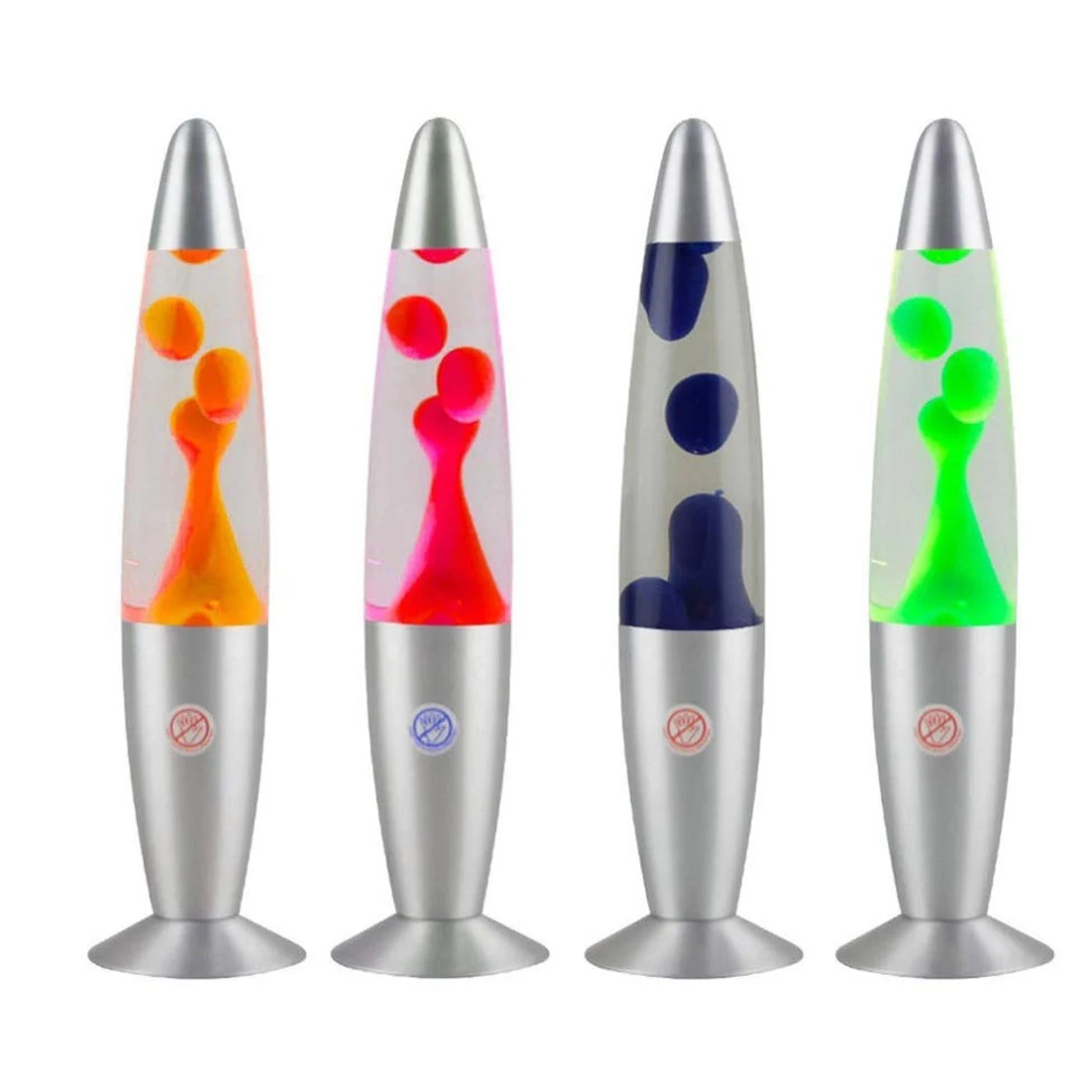 

Volcano Style Night Light Metal Base Lava Lamp Wax Nightlight Glare Incandescent Lava Lamps