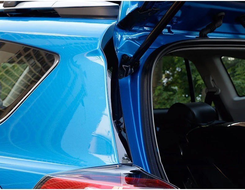 Автомобильный Стайлинг для Toyota RAV4 RAV 4 задняя дверь внешнее заднее стекло боковая наклейка на крыло Накладка аксессуары