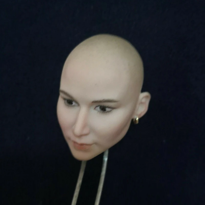 1//6 Scale Female Bald Head Sculpt Female None Hair Head Carved Model F 12/'/' Body
