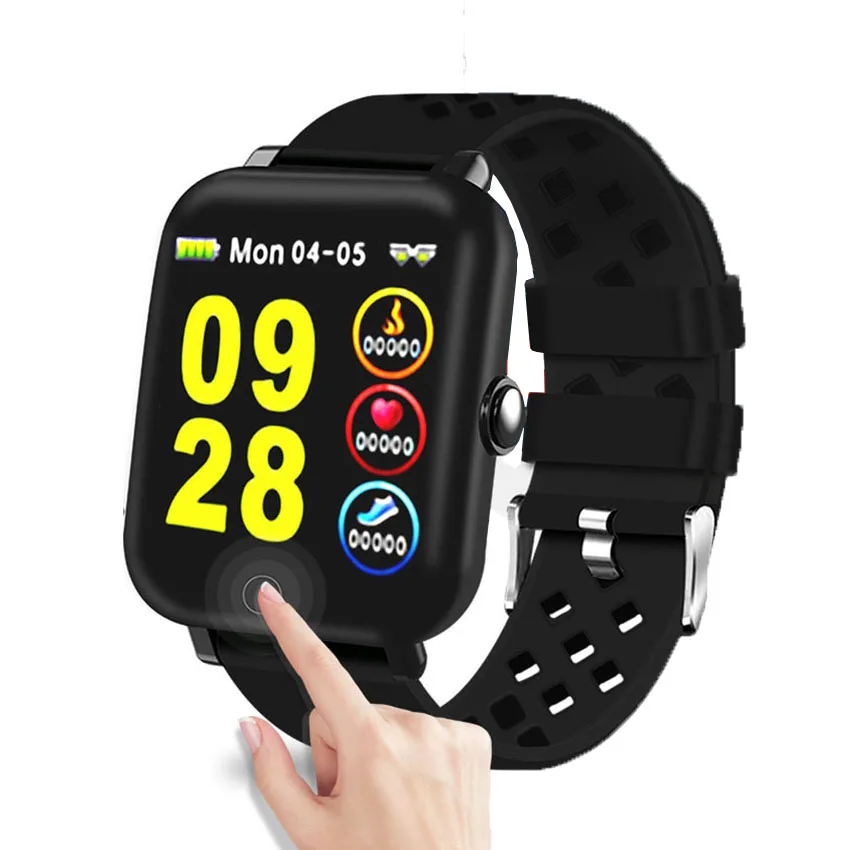 

Bluetooth Smart Watch DM06 IP68 Waterproof Running Swimming Sports Watch Heart Rate Sleep Monitor Multi-Sports Smartwatch