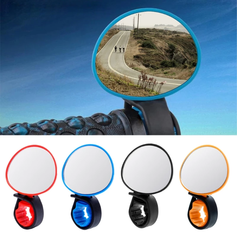 

Universal 360 Degree Rotate Rearview Handlebar Glass Mirror Bike Bicycle Cycling