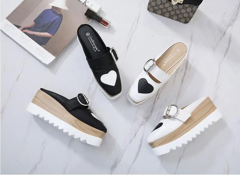 

2018 Women Flip Flop Love style High Platform Wedges EVA Outdoor Slippers Summer New Size 35-40