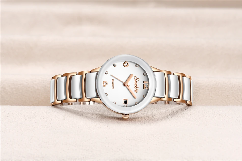 Novo sunkta relógio feminino topo marca de