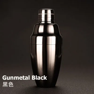 Японский стиль 500cc шейкер для коктейлей - Цвет: Gunmetal Black