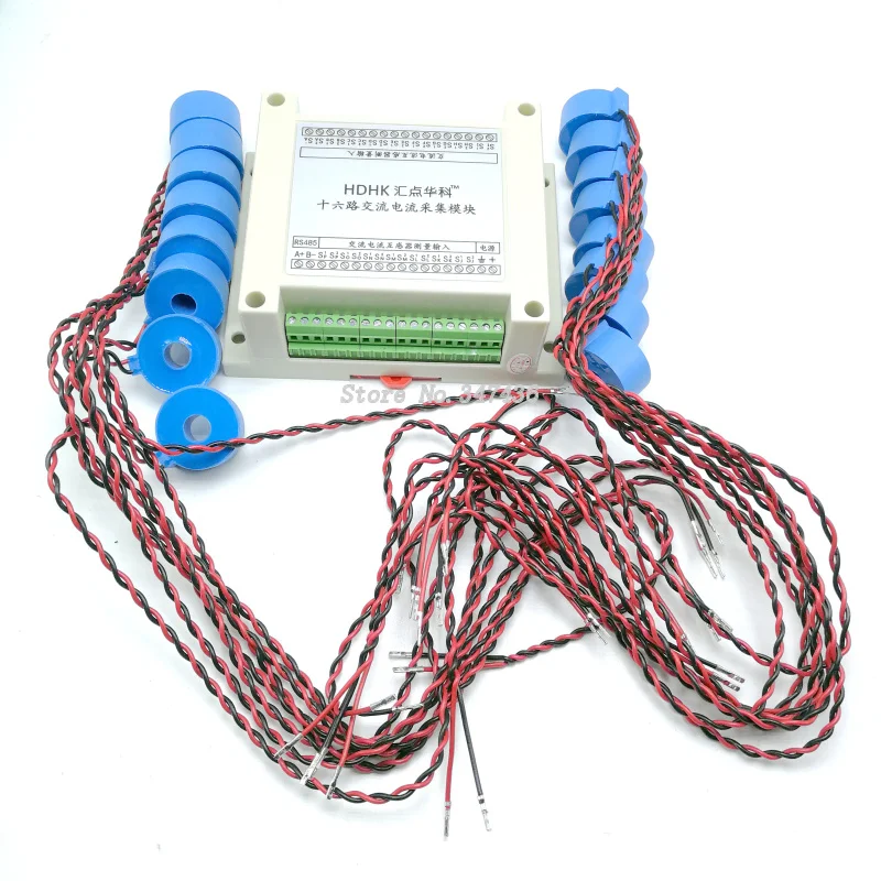 Multichannel AC Current Transmitter RS485 Acquisition 10 Channels Current Detect