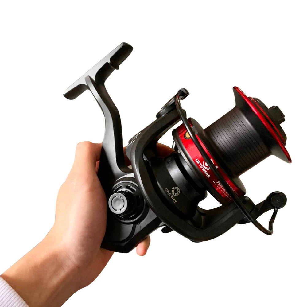 

Lieyuwang 8000-12000 Size One way Ball Bearings Big Trolling Fishing Reels surf casting Reel Metal Carp Molinete Reel Shimano