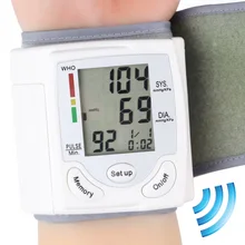 Professional Health Care Wrist Portable Digital Automatic Blood Pressure Monitor Household Type Protect Health1