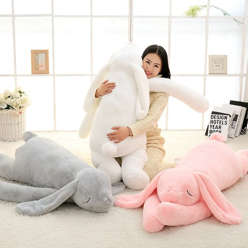 

Cartoon Big Ears Long Arm Bunny Pillow Baby Sleep Pillow Comfort Toy Plush Doll Plush-rabbit Stuffed Plush Animal XTY311