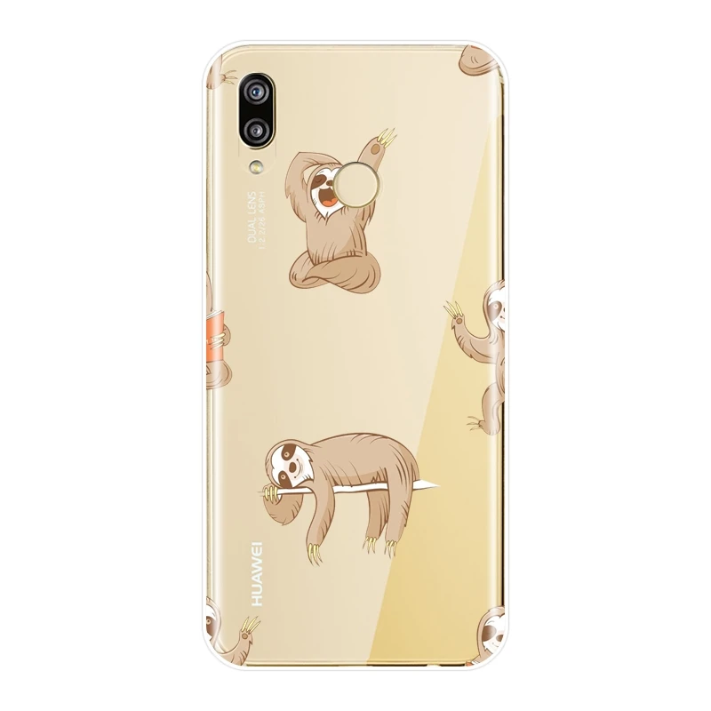 Силиконовый чехол Kawaii для телефона Huawei P9 Lite Mini P10 Plus P20 Pro P Smart мягкая задняя крышка