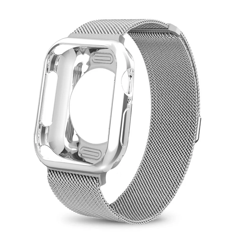 Mlianese Loop чехол+ ремешок для apple watch band pulseira apple watch 5 4 3 band 44 мм 40 мм iwatch band 42 мм 38 мм браслет correa