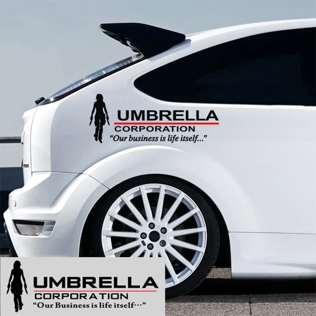 Zd 2x Resident Evil Umbrella Corporation Car Doors Stickers For Vw