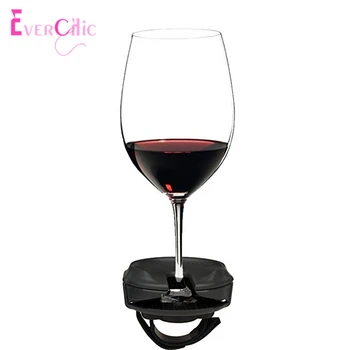 

3 in 1 Outdoor Wine Glass Holder,Includes Wine Stake For Picnics, Suction Base For Boats, Bath and Hot Tubs, Strap For Lawn Chai