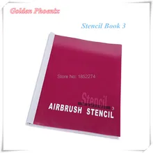 Stencil Book 3 Golden Phoenix Airbrush Tattoo Stencil For Temporary Body Paint Beauty Makeup 100 Designs