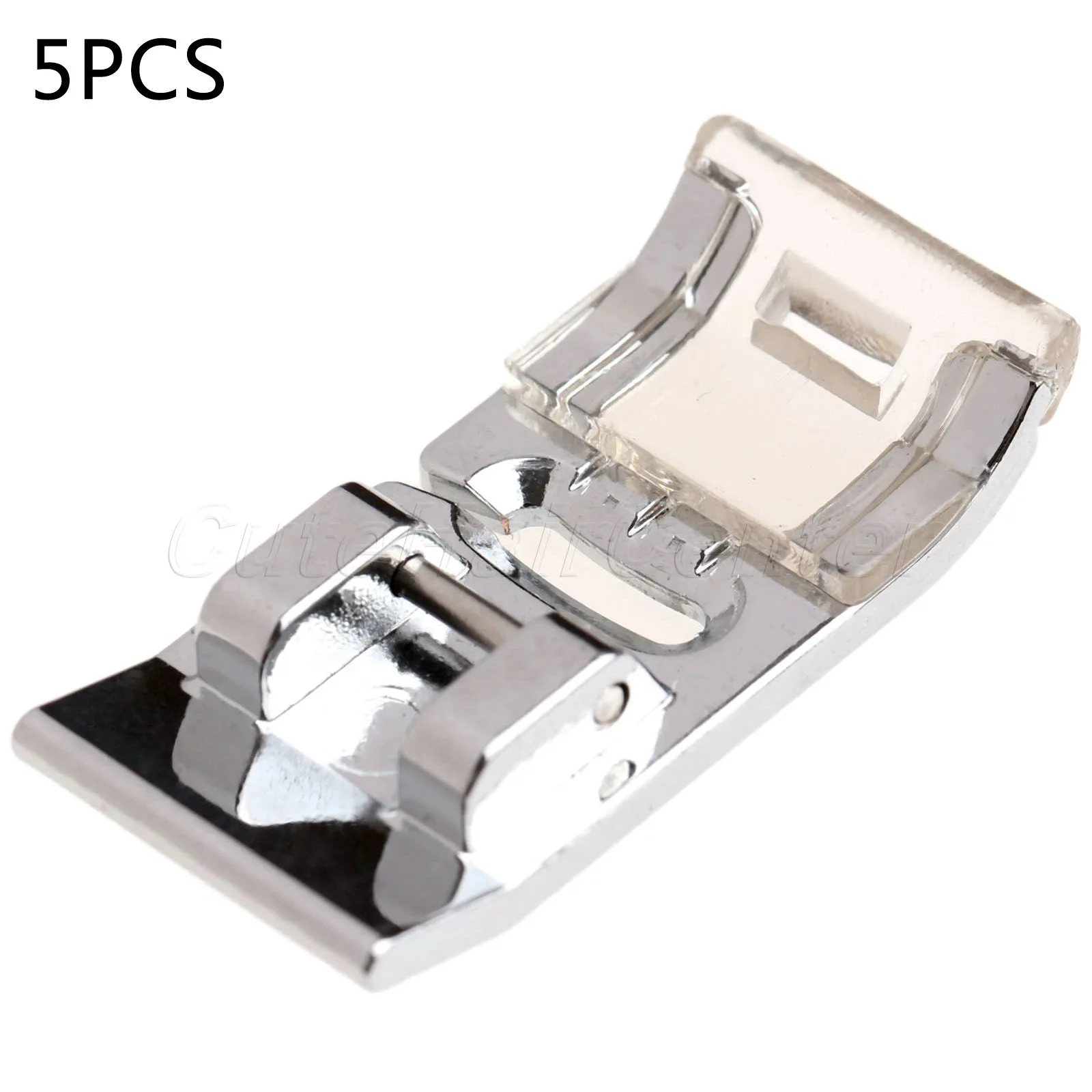 New 5 Pcs High Quality Presser Foot Domestic Sewing Machine Elastic
