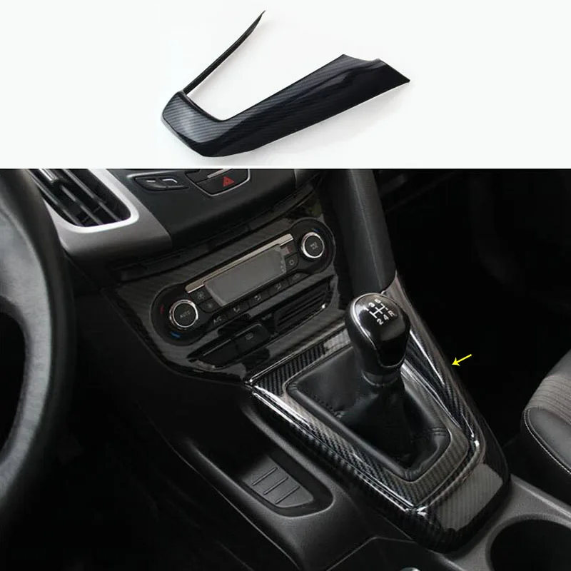 Наружная панель переключения передач из углеродного волокна для ford Focus MK3 2012-2014 LHD