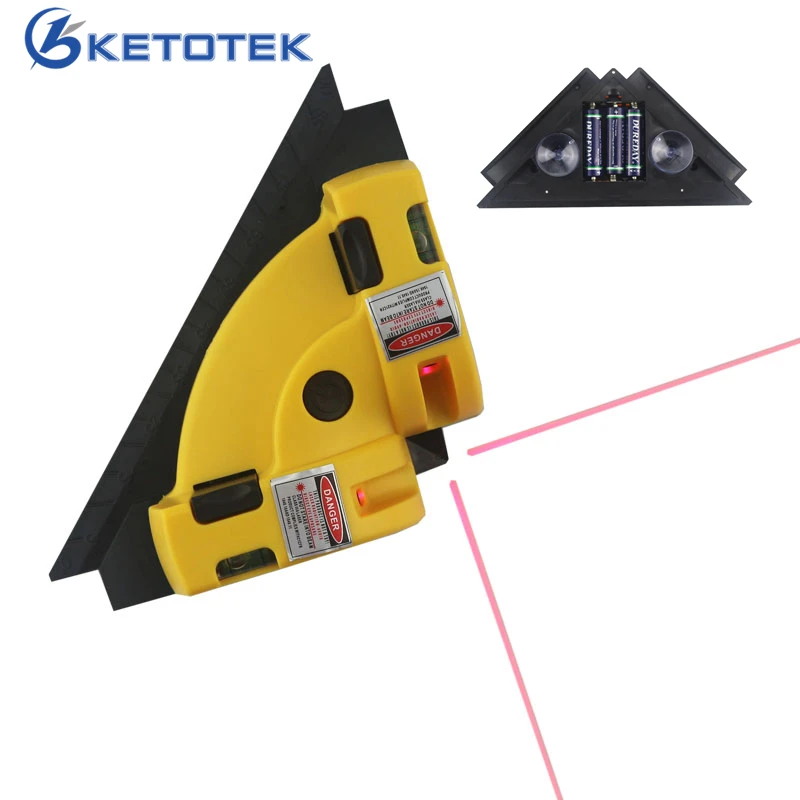 

Right Angle Laser Level Red Line Square Levels Projection 635nm 90 Degree Wire Tools Horizontal Vertical Measurement Tools