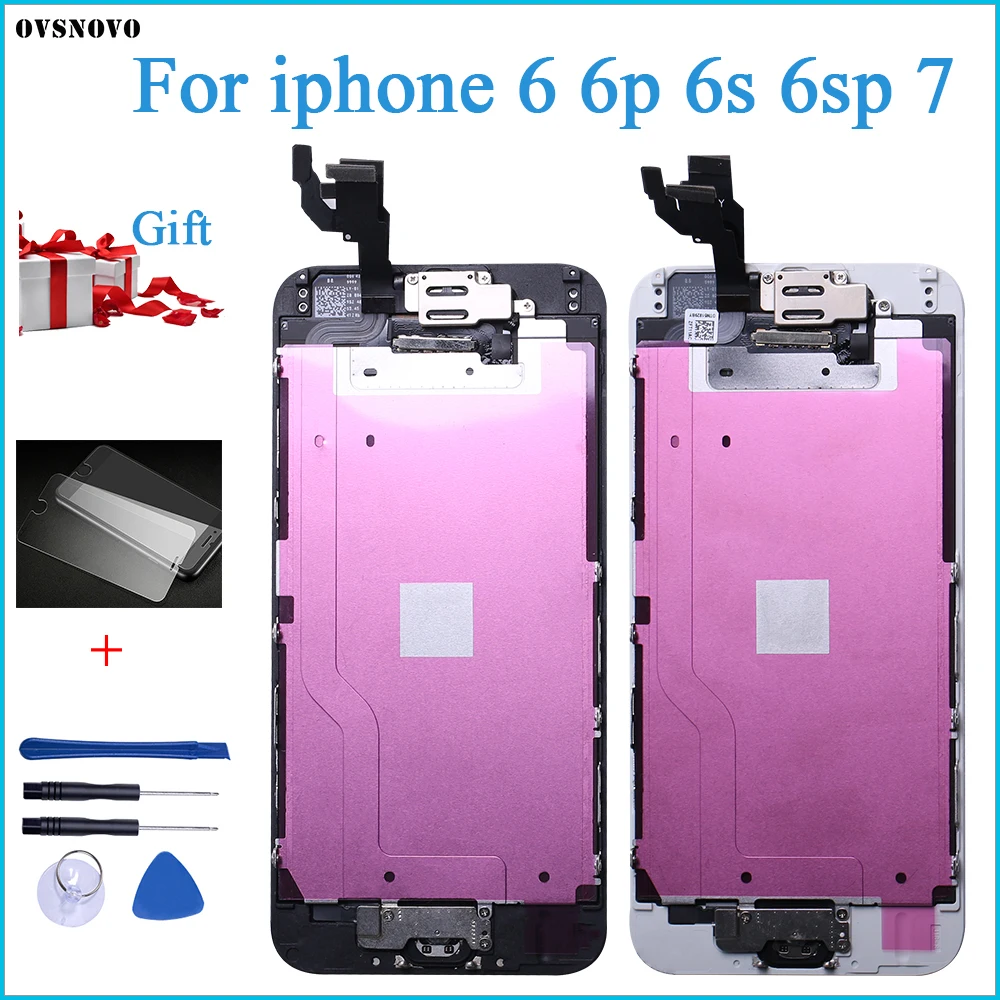 ЖК дисплей в сборе для iPhone 6 6Plus 6S Plus полный комплект сенсорный экран 3D Force сменный