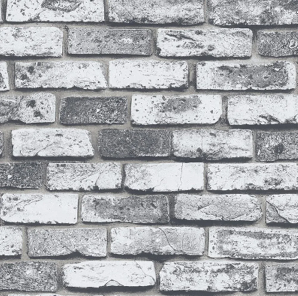 54cm*200cm Retro Vintage Faux Brick Wallpaper For Home Bar