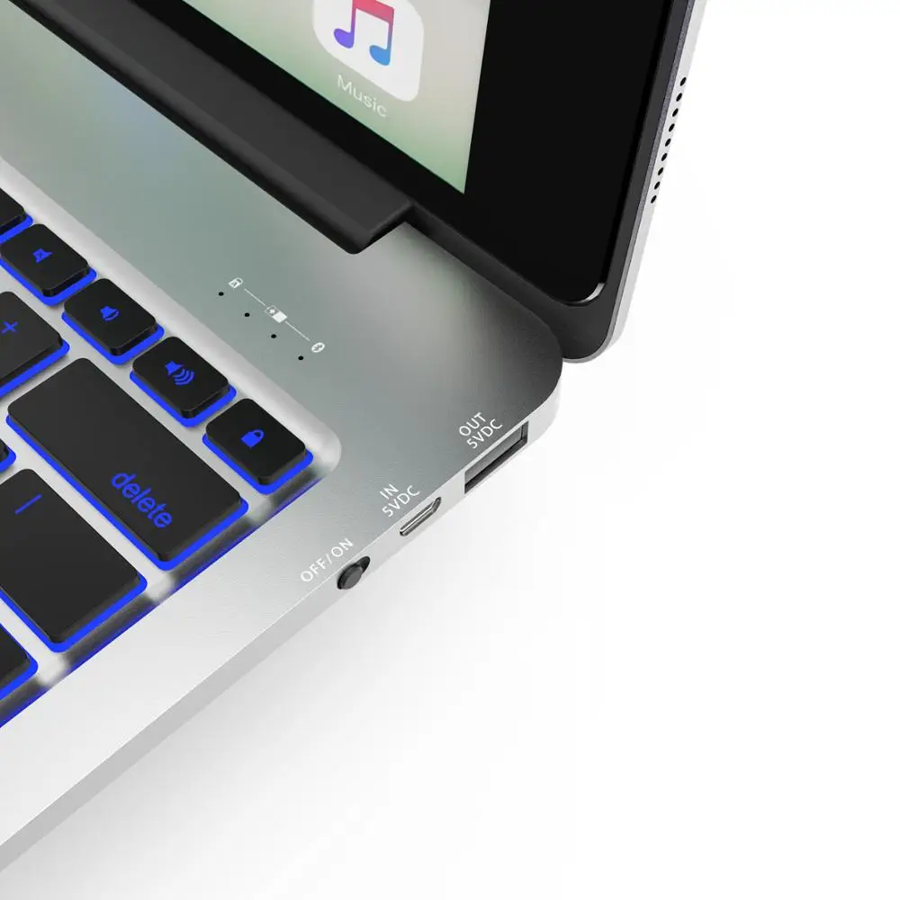 Новая беспроводная клавиатура Bluetooth корпус из алюминиевого сплава для iPad Pro 12,9 дюйма с подсветкой