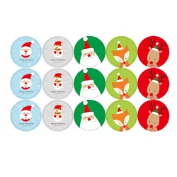 1X Рождеством Санта Клаус декоративные наклейки клейкой наклейки, декоративный элемент для рукоделия дневник наклейки этикетки