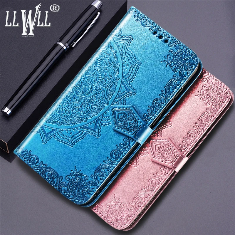 

Leather Flip Stand Case For Samsung Galaxy A6 Plus A8 Plus A9 A7 2018 A3 A5 2017 A10 A20 A30 A40 A50 A70 3D Flower Wallet Cover
