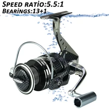 Yumoshi 13+1 подшипник 5.5: 1 катушка рыболовная спининг Рыболовные катушки катушка карп Карп спин катушка рыбалка fishing reel катушка для спиннинга все для рыбалки фидер всё для рыбалки катушки рыболовные