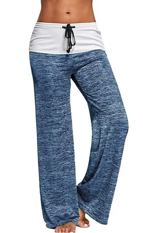

Women Pants Workout Causal Autumn Long Pants Drawstring Wide Leg Pants Loose Straight Trousers Female Plus Size Trousers 3XL