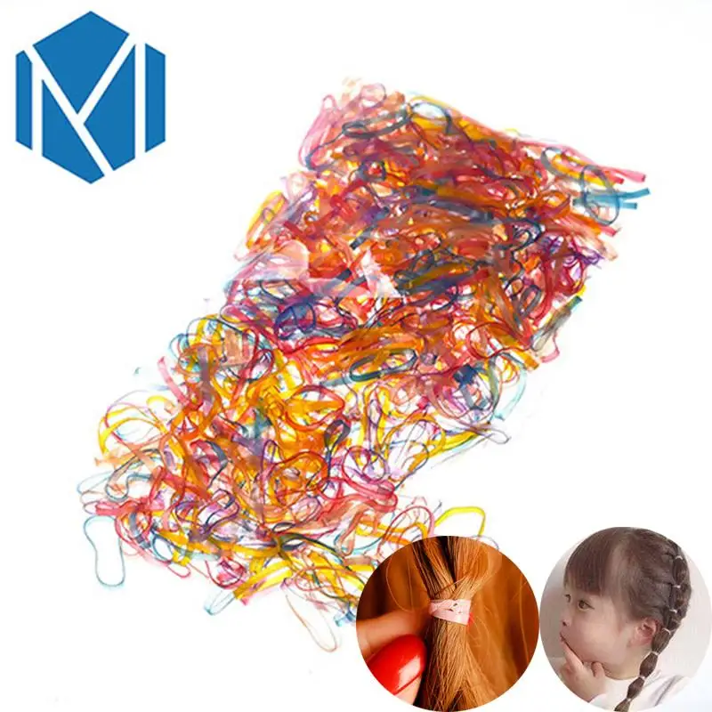

2000/600pcs/bag Child Baby Hair Rope TPU Disposable Elastics Hair Bands Girls Ponytail Holder Rubber Bands Hair Accessories