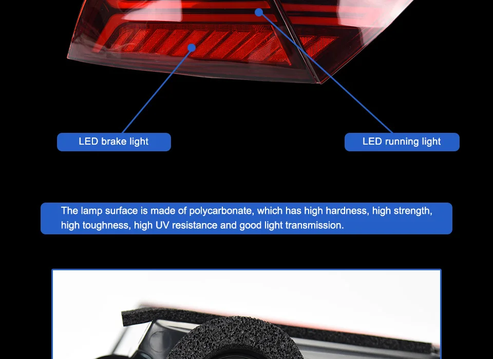Best AKD Car Styling for Audi A7 Tail Lights 2011-2018 S7 LED Tail Lamp LED DRL Dynamic Signal Brake Reverse auto Accessories 3