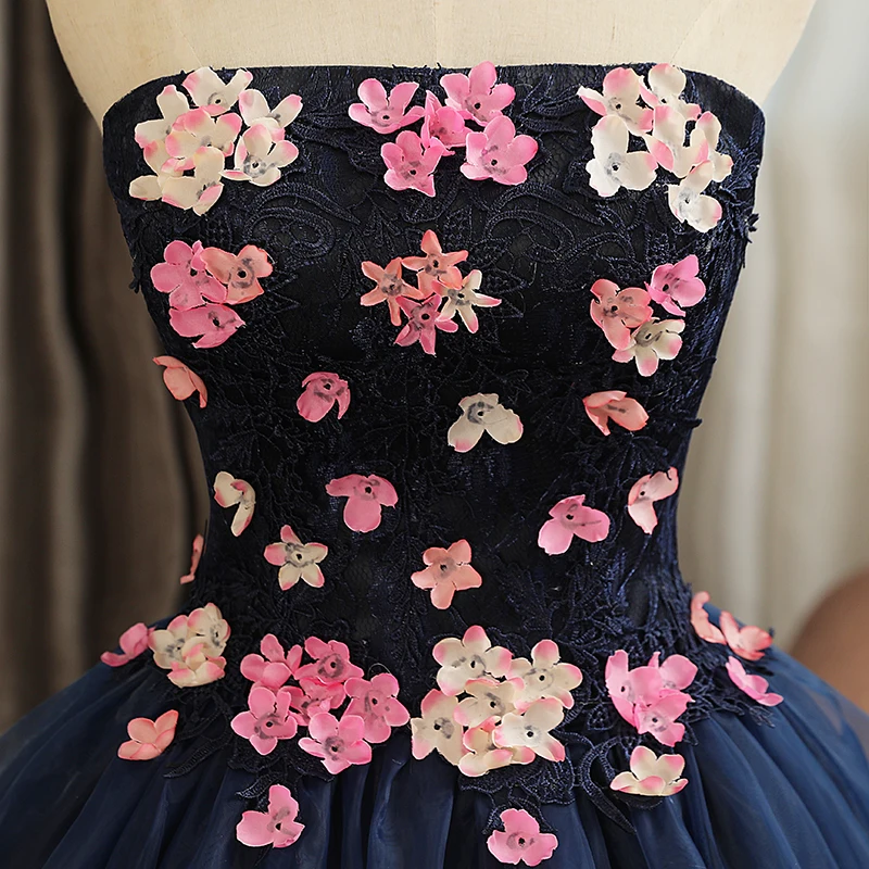 doce flor formal baile quinceanera vestido