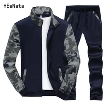 Спортивный костюм для мужчин, новинка, толстовка с капюшоном, набор для мужчин, камуфляж, весна, флис, Мужской Активный костюм, толстовки, облегающие, для упражнений, худи, штаны для мужчин