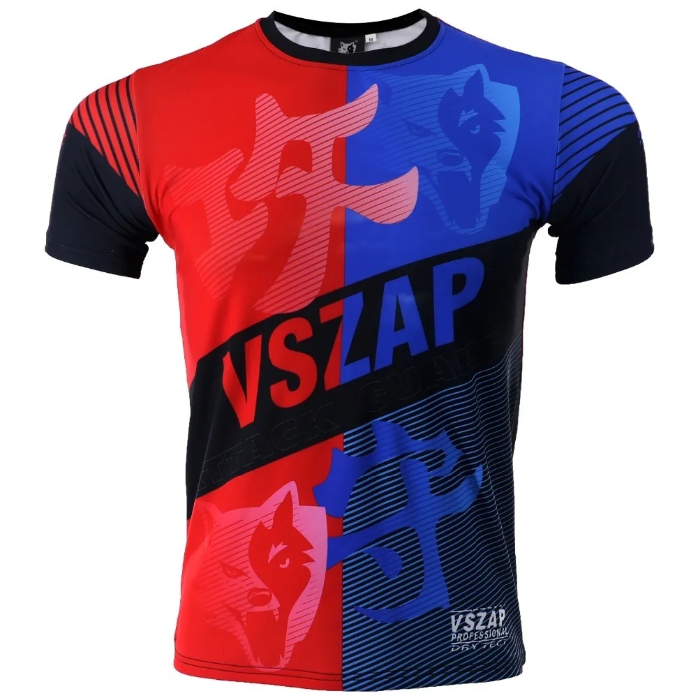 

VSZAP Boxing T Shirt Compression Shirts FIGHTERS Men MMA Gym Kickboxing Muay Thai Boxing Training Fit Dry Mma Shorts Fight Pant