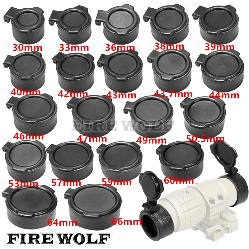 Крышка прицела ружья FIRE WOLF быстро откидывающаяся крышка с открытым объективом для защиты глаз объективная